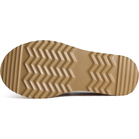 Fuzzy Chestnut Platform Slippers for Women – Stylish Winter Comfort Size 8-8.5 - Picture 7 of 9